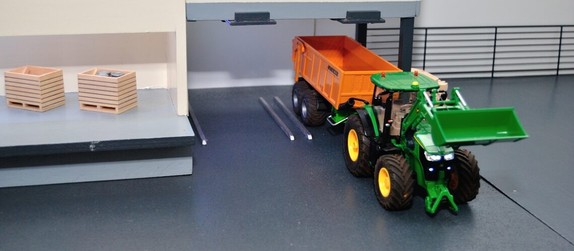 Schienen fuer Siku Control 32 Trecker und Anhaenger